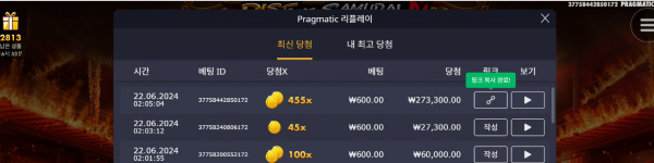 라이즈오브 사무라이 455배