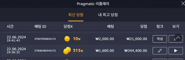 파이럿골드 215배