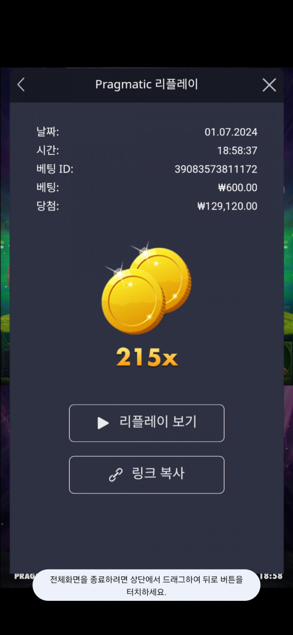 멀린215배