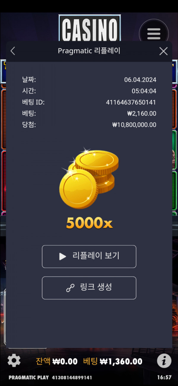 카지노 헤이스트 5000배 맥스..