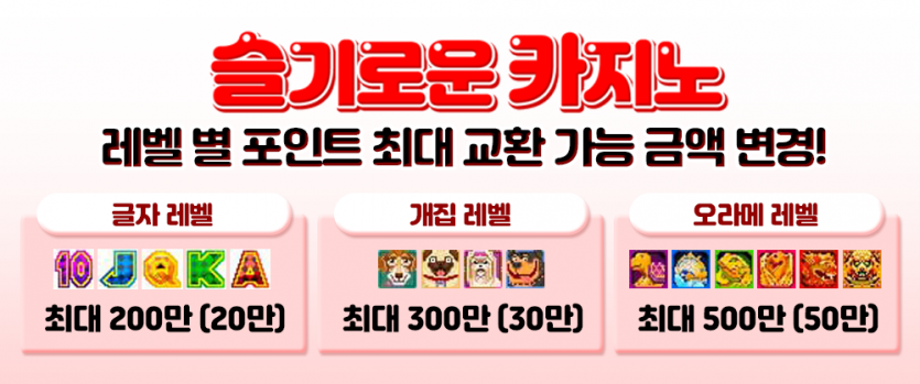 포인트 교환 공지사항
